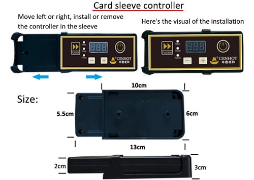 Card Sleeve Controller for hot pot induction cookers