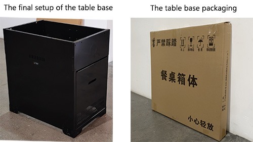 simple hot pot table base