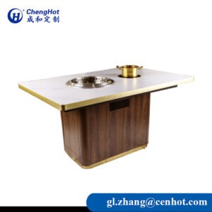 steamboat and Korean BBQ grill table