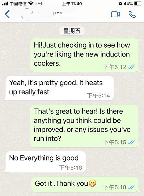 CUSTOMER FEEDBACK