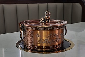 flat hot pot