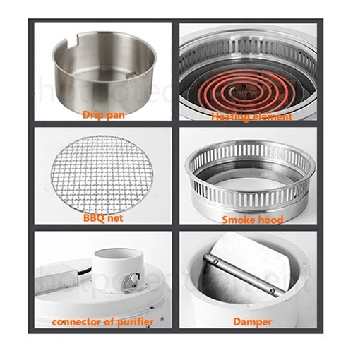 Japanese grill parts