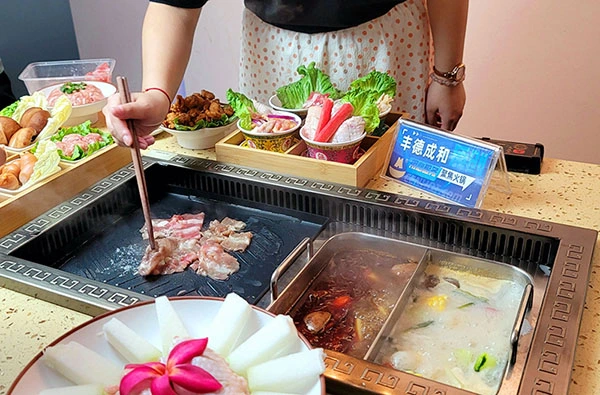 hot pot and bbq grill