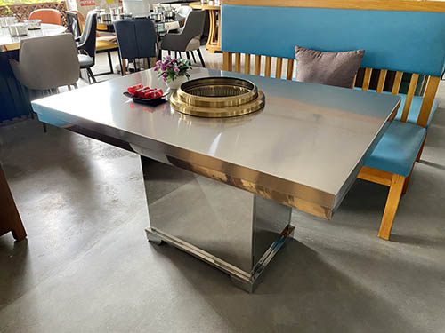 stainless steel table
