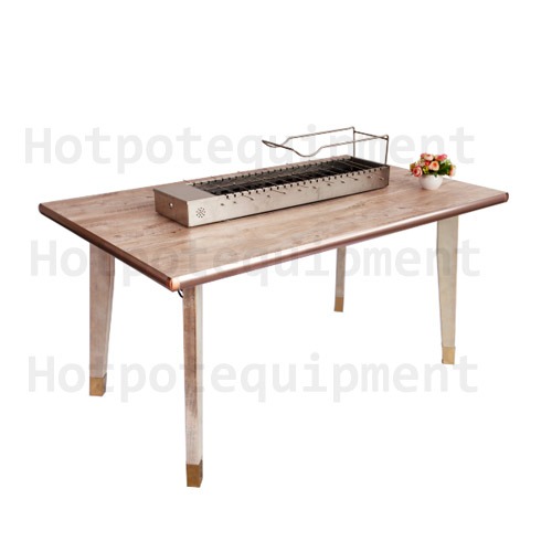 roasting grill table for restaurant