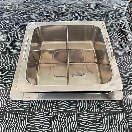 induction cooker on the table
