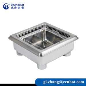 Commercial smokeless Chinese hot pot cooker