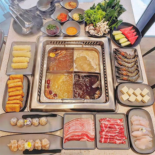 smokeless Chinese hot pot cooker