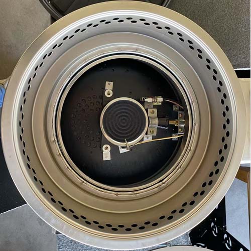 Gas bbq grill contruction