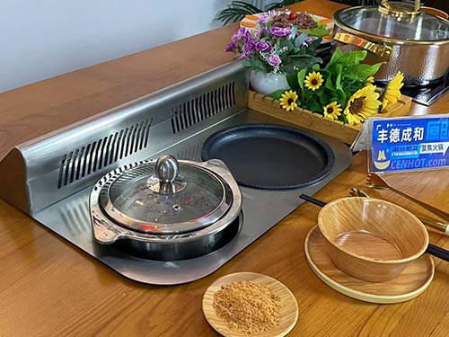 mini hot pot and grill