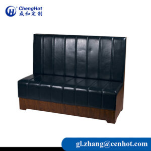 blue restaurant booth