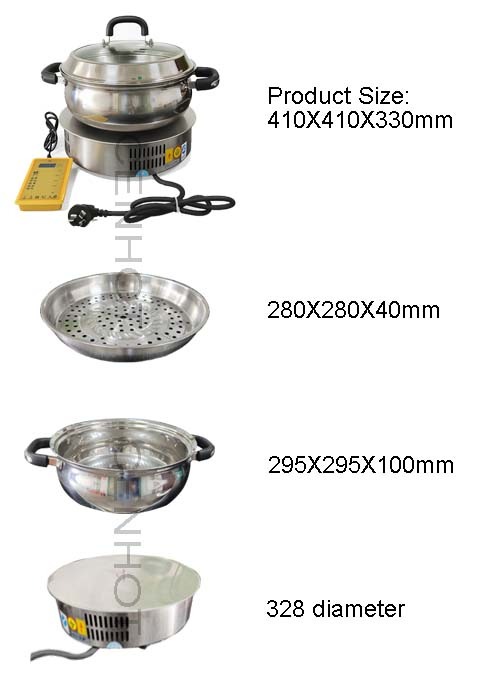 Steam and hot pot cooker