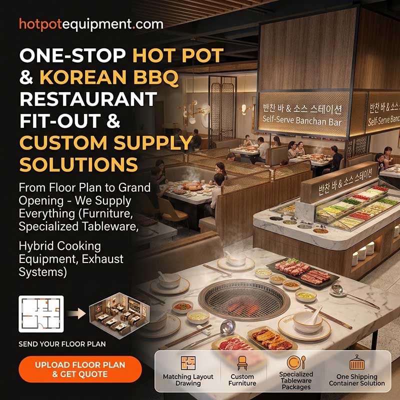 Turnkey Hot Pot Restaurant Fit-Out & Custom Supply Solutions